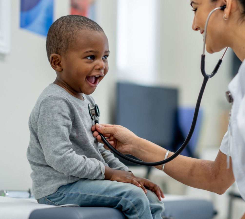 child and doctor