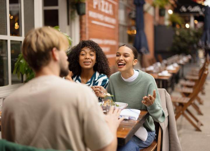 people eating
