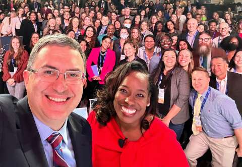 Selfie at the 2023 Bloomberg American Health Summit